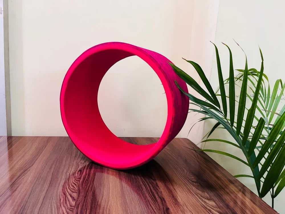 Pink Yoga Wheel